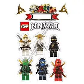Torta ostya - Ninjago A4 1.