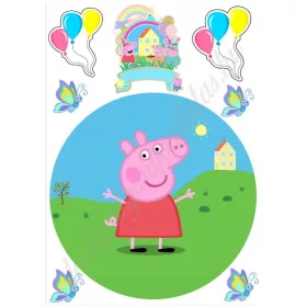 Torta ostya - Peppa malac A4 2.