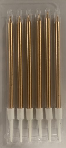 Gyertya - Szálas bronz (6db)