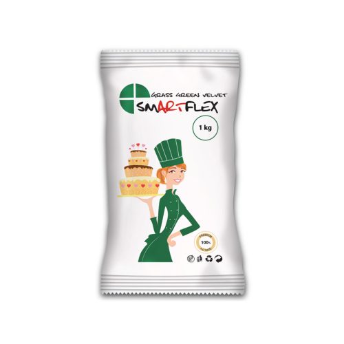 Fondant Smartflex velvet Grass Green 1 Kg