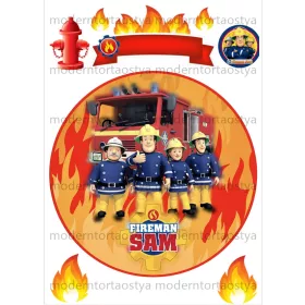 Torta ostya - Sam a tűzoltó A4 1.
