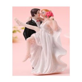 Nászpár 13cm "Ölbekapós virágcsokros 1."