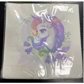 Szalvéta 33x33cm - Unikornis (16db)