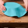 Készre nyújtott fondant kör lap - Baba kék