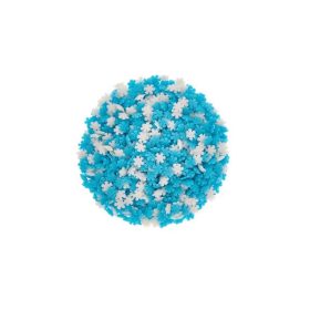 Confetti hópehely kék-fehér 50g