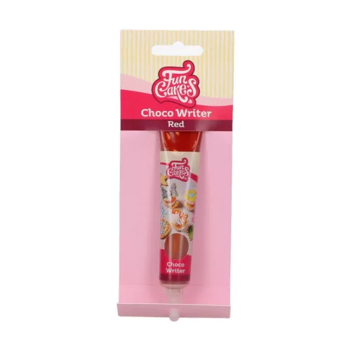 Csokimáz dekor toll (FunCakes) - Piros