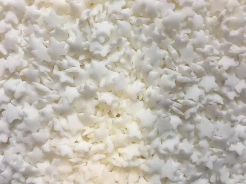 Confetti csillag fehér 50g