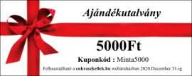 Ajándékutalvány - 5000 forint
