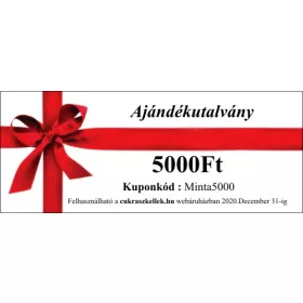 Ajándékutalvány - 5000 forint