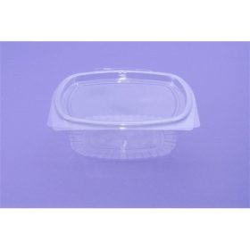 Műanyag tál 250ml ovális egybefedeles 50db/cs