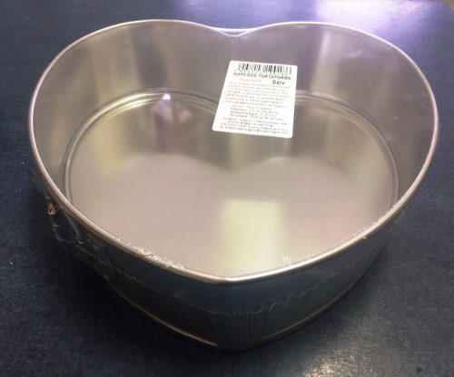 Sütőforma csatos - Szív