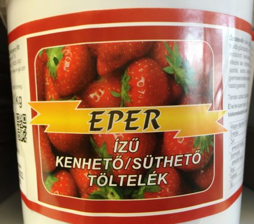 Eper ízű süthető,kenhető töltelék 1kg