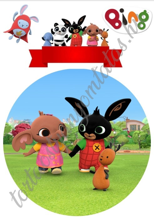 Image of Torta ostya - Bing nyuszi A4 4.