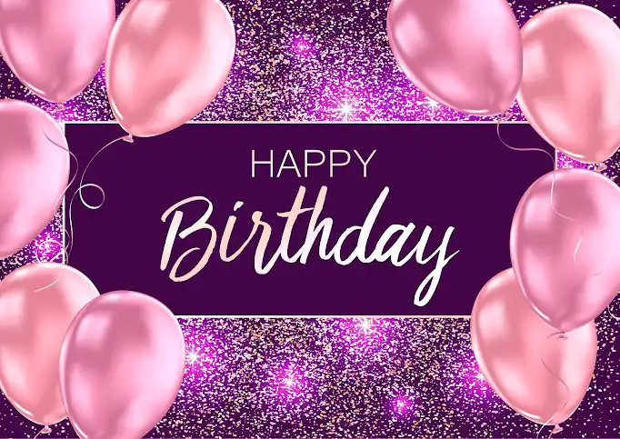 Image of Ostyakártya - Happy Birthday (pink, 6db)