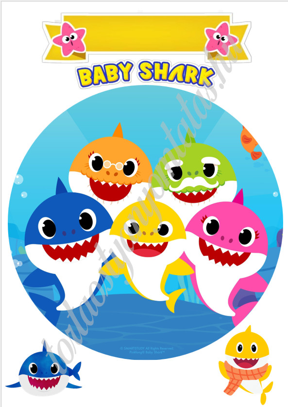 Image of Torta ostya - Baby Shark A4 3.
