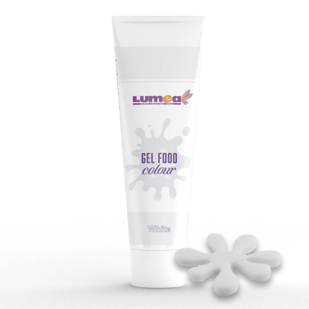 Image of Lumea ehető ételfesték gél (E171 mentes) 30g - Fehér
