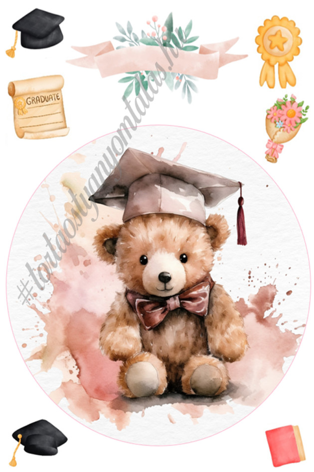 Image of Torta ostya - Ballagás macis A/4 4.