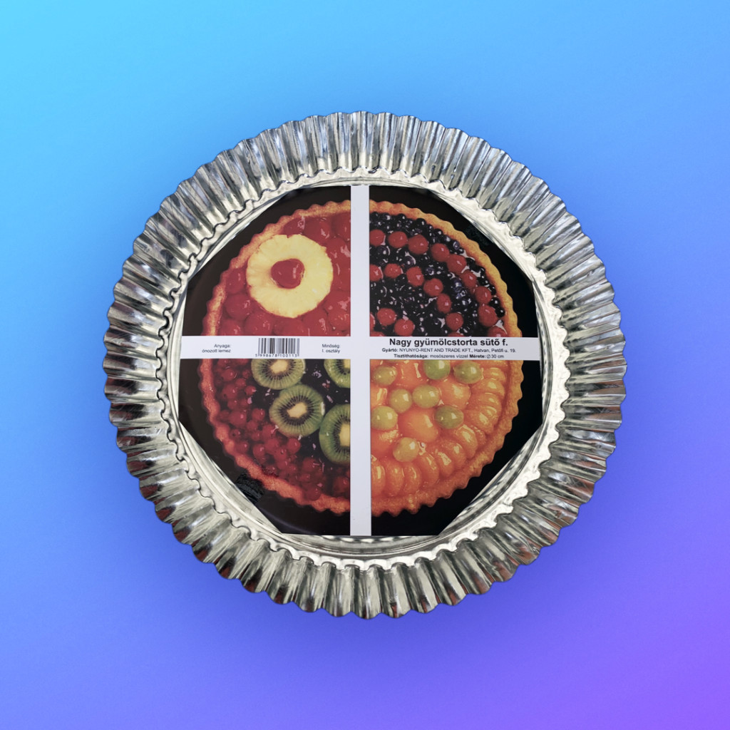 Image of Fém Gyümölcstorta sütő nagy