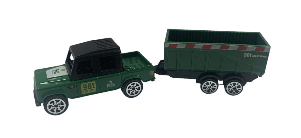 Image of Műanyag Autó + pótkocsi (1db)