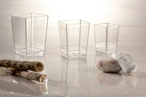 Image of Pohár desszert tégely - Square (15db)