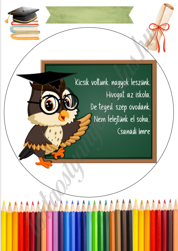 Image of Torta ostya - Ballagás, irány a suli A4 3.