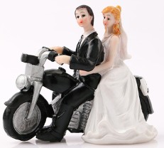 Image of Nászpár 12cm "Motoros"