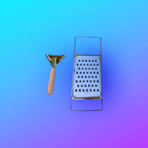 Image of Fém Galuskaszaggató rozsdamentes lapáttal