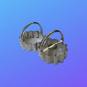 Image of Fém Linzer kiszúró nagy 2db