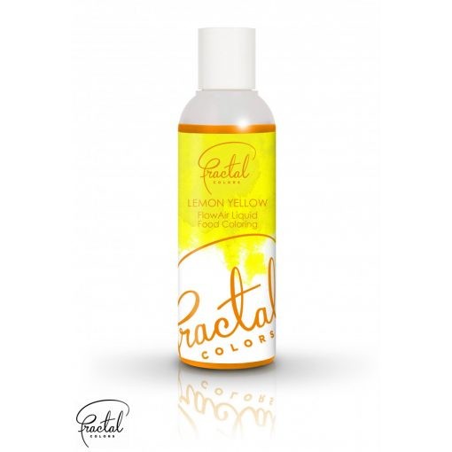 Image of Fractal folyékony ételfesték 100g - Lemon yellow (Citromsárga)