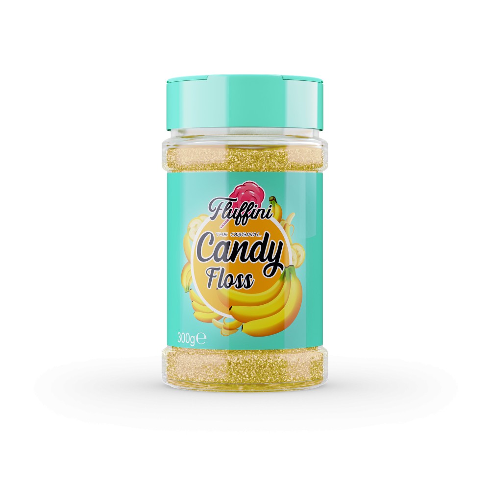 Image of Vattacukor Fluffini készrekevert 300g - Banana (Banán)