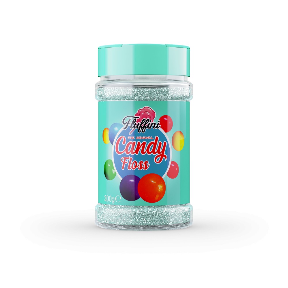 Image of Vattacukor Fluffini készrekevert 300g - Bubble gum (Rágógumi)