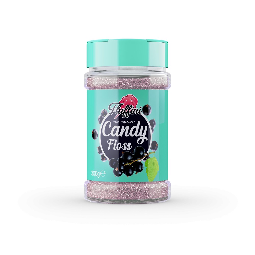 Image of Vattacukor Fluffini készrekevert 300g - Blackcurrant (Feketeribizli)