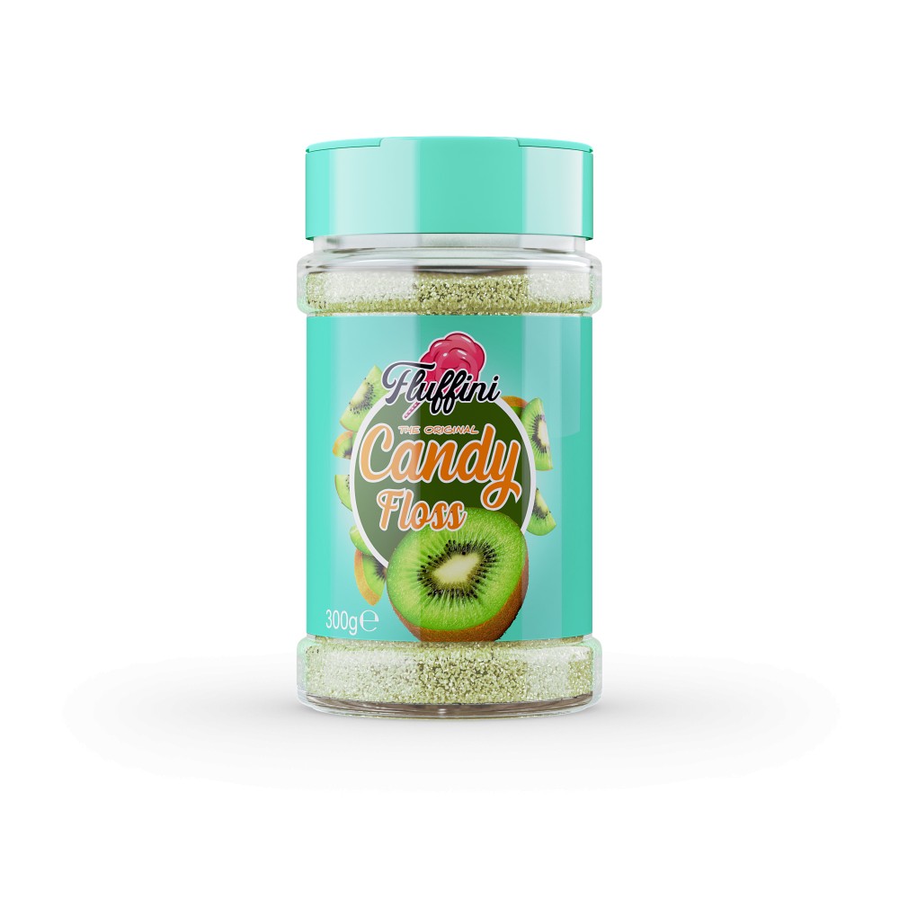 Image of Vattacukor Fluffini készrekevert 300g - Kiwi (Kivi)