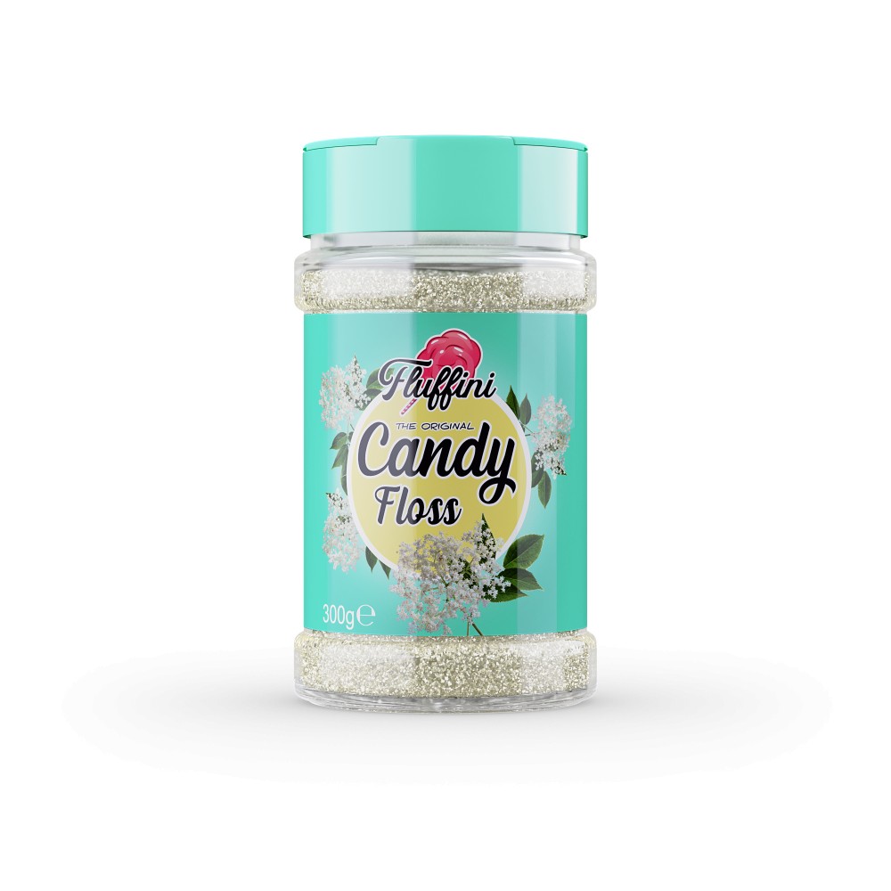 Image of Vattacukor Fluffini készrekevert 300g - Elderberry (Bodza)