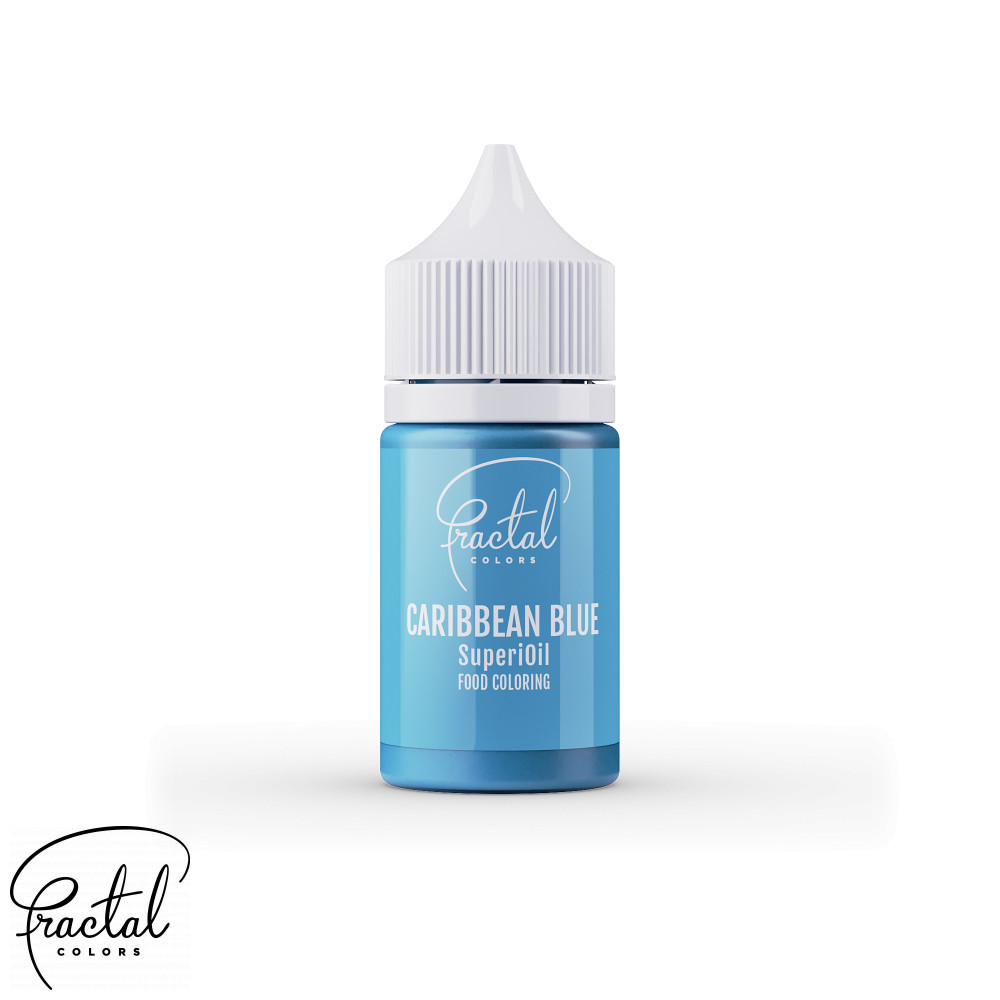 Image of Fractal - Superioil Olaj alapú ételfesték 30ml - Caribbean Blue
