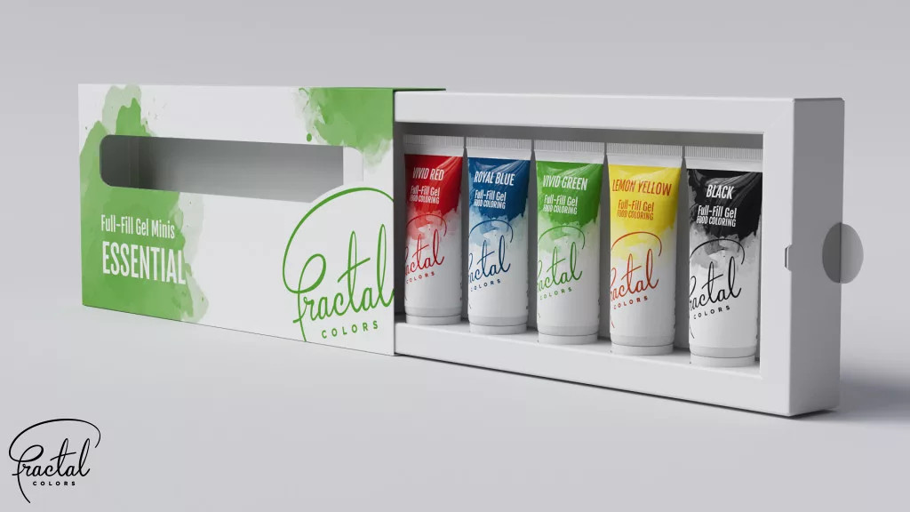 Image of Ételfesték gél Fractal 5*12g - Full-Fill Gel Minis