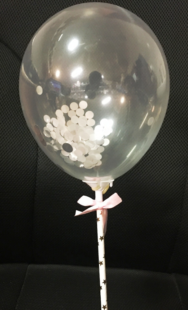 Image of Tortadekoráció lufi beszúró - 6. Ezüst