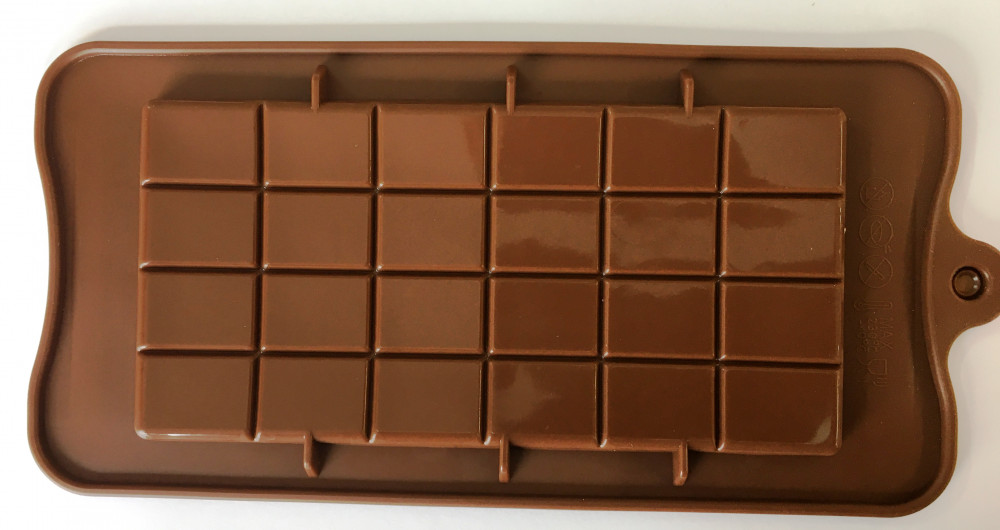 Image of Szilikon csoki öntőforma - Tábla forma nagy(mélység:7mm)