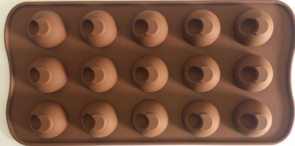 Image of Szilikon csoki öntőforma - Örvény