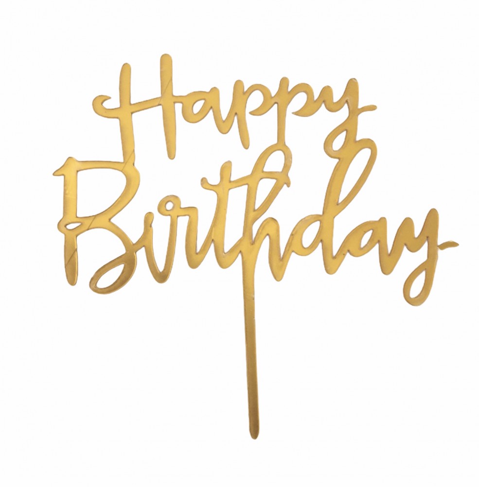 Image of Torta beszúró " Happy Birthday" - 19.