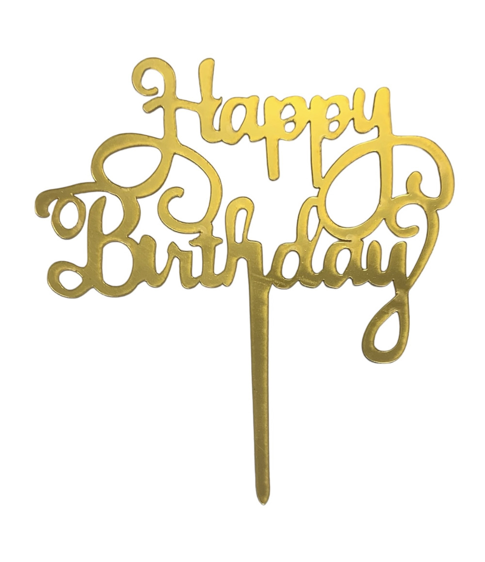 Image of Torta beszúró " Happy Birthday" - 22.