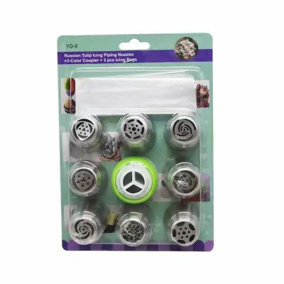 Image of Habkinyomó fej készlet 8 +1darabos (orosz) fém