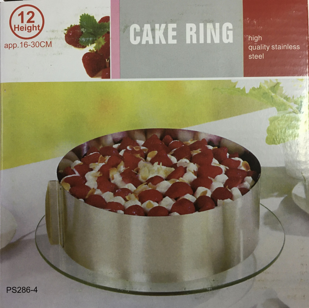 Image of Sütőforma keret állítható kör 16cm-30cm Magasság:12cm