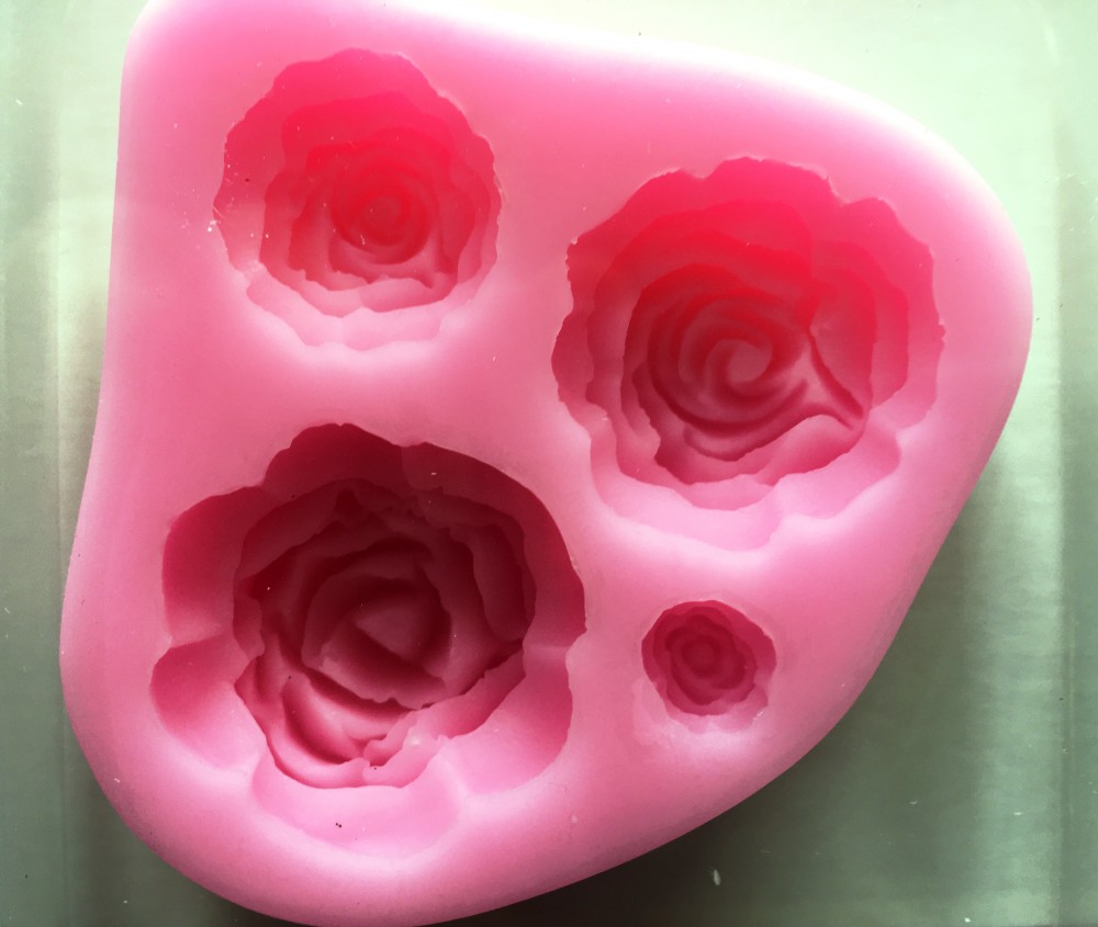 Image of Szilikon forma - Rózsa 4db-os