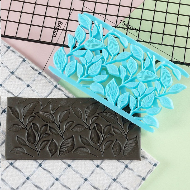 Image of Fondant / Marcipán mintázó - Levélcsokor