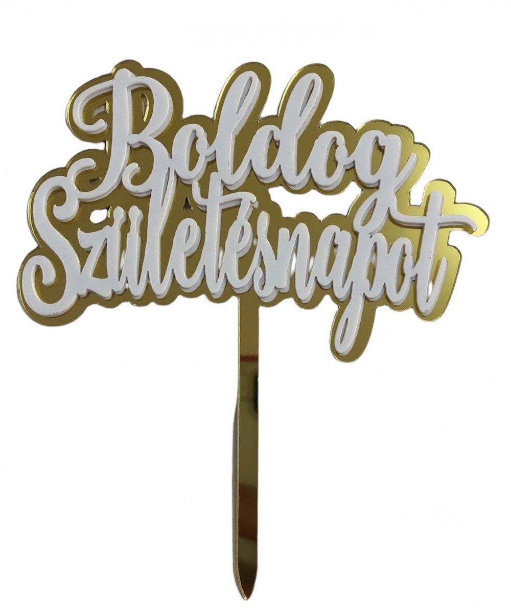 Image of Torta beszúró " Boldog Születésnapot" - 87.
