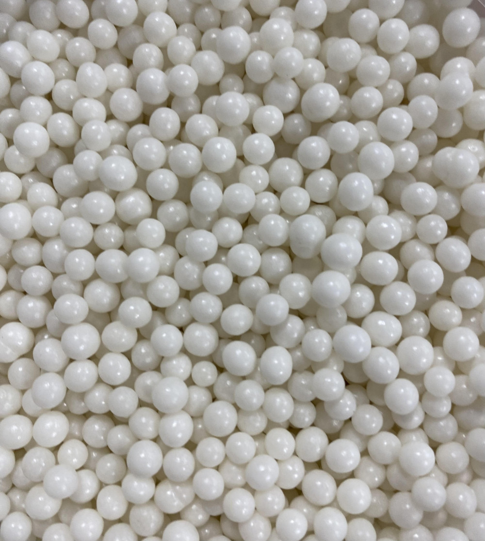 Image of Dekor cukorgyöngy 5mm fehér - 100g