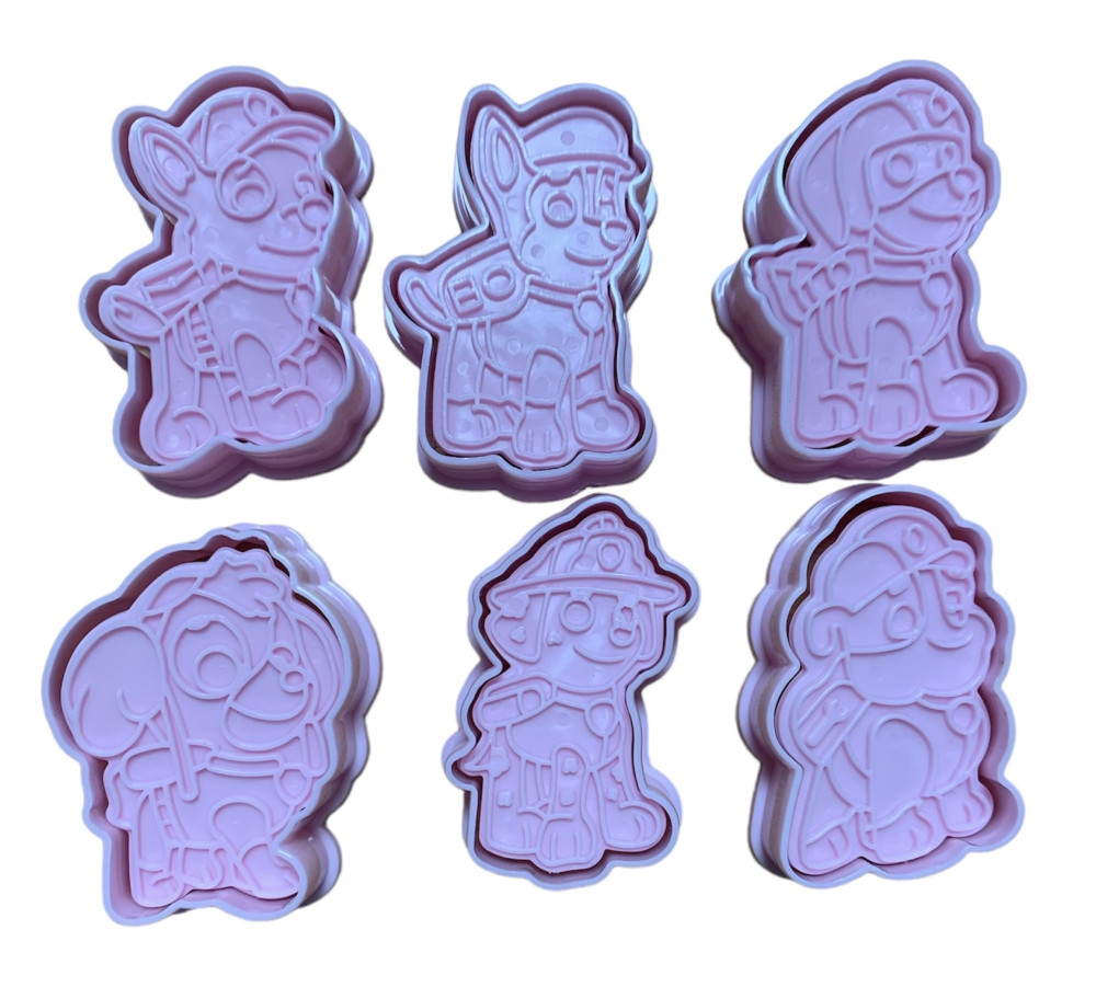 Image of Fondant , Keksz , Sütemény kiszúró - Mancs őrjárat 6db-os készlet