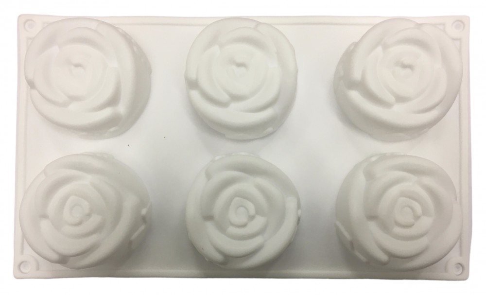 Image of Mousse szilikon forma - Rózsa(6db-os)