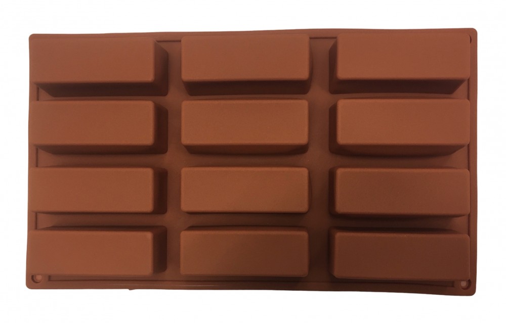 Image of Mousse szilikon forma - Tégla (12db-os)